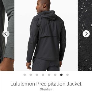 Like New‼️ Lululemon Precipitation Jacket, Black, L